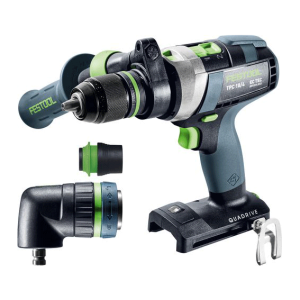Festool Trapano avvitatore con percussione a batteria QUADRIVE TPC 18/4-Basic-Set - 577625