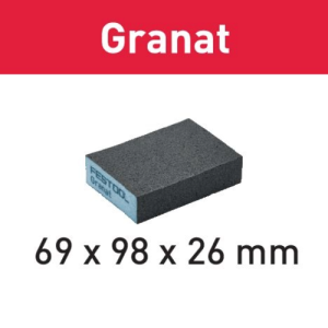 Festool Blocco abrasivo Granat 69x98x26
