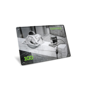 Festool Targhetta in lamiera 100 anni stile retrò delle macchine MES-FT1 100Y - 578400