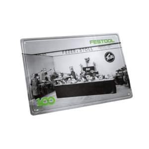 Festool Targhetta in lamiera 100 anni retrò stand fieristico MES-FT2 100Y - 578401