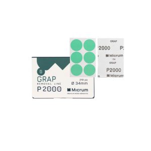 Foglio abrasivo adesivo - 6 x 35 dischi Ø 34 mm - P2000