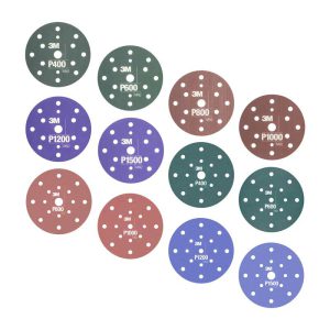 Disco abrasivo flessibile 3M™ Hookit™ 270J, 150 mm, 15 fori
