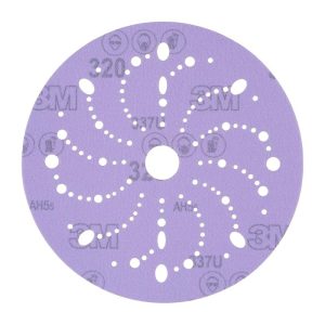 Disco abrasivo per carteggiatura cataforesi 3M™ Hookit™ 337U, 150 mm, multiforati, P320, 50535