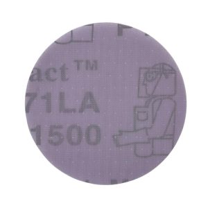 Disco abrasivo per carteggiatura del trasparente 3M™ Trizact™ Hookit™ 471LA, 75 mm, 1500, 02094