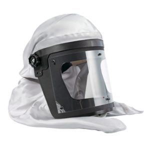 SATA vision 2000 n con foulard-tessuto sopra calotta e tubo per aria di respirazione, senza cintura